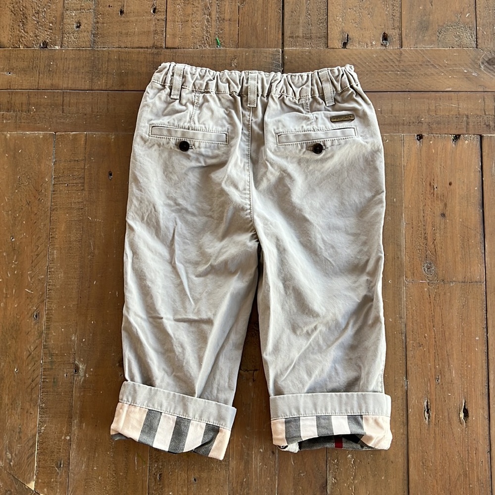 Burberry childrens khaki pants - Picture 6 of 7